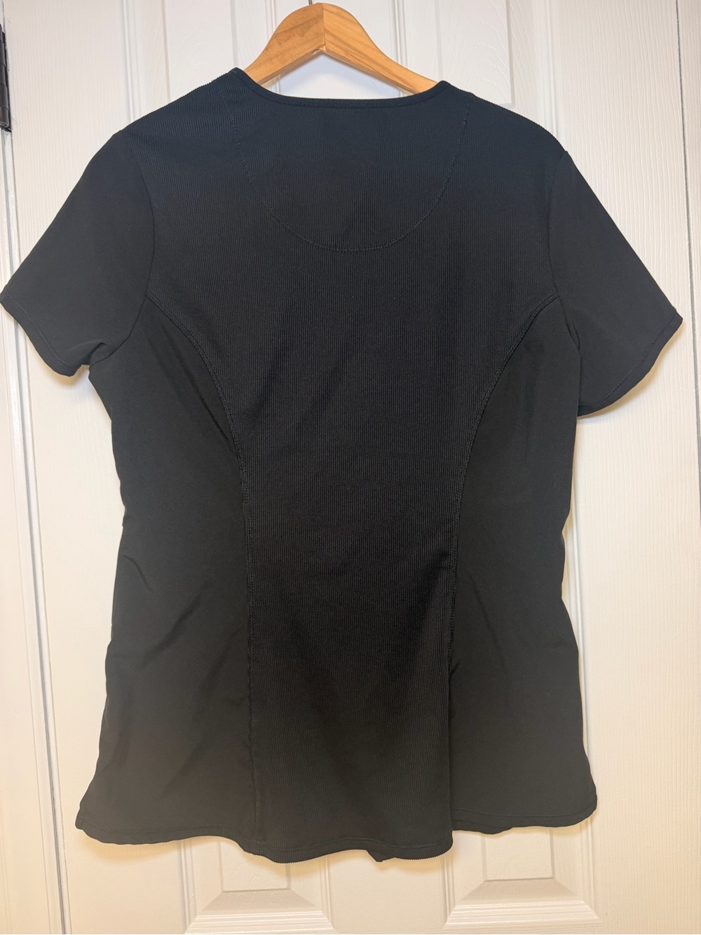 Cherokee Infinity Women’s Small Black Scrub Top Stretch V-neck Medical Uniform - Picture 7 of 10